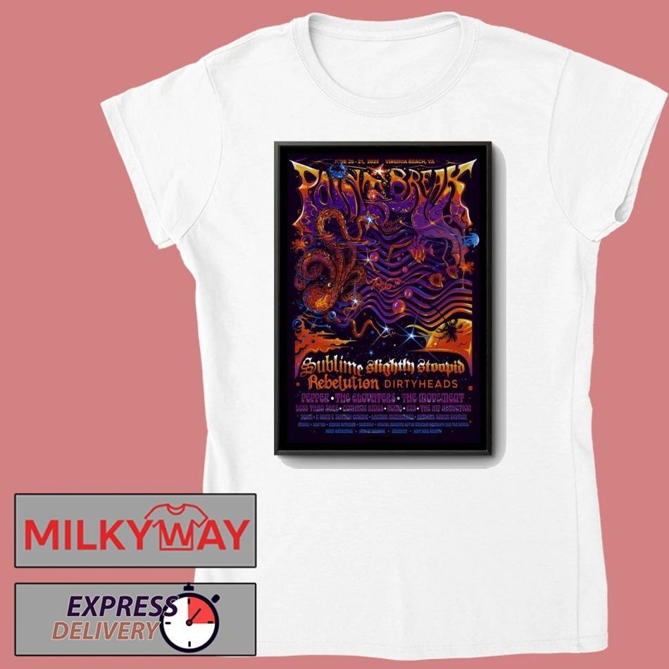 Point Break Music Festival Virginia Beach, VA 6 20-6 21 2026 Poster shirt