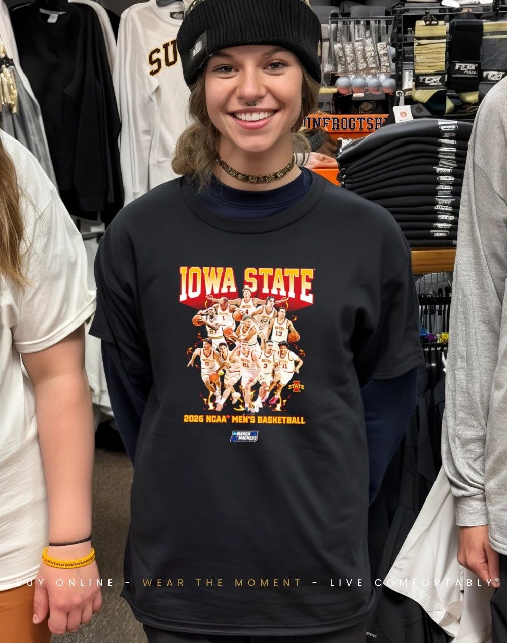 Iowa State Men’s Basketball NCAA March Madness 2026 Team Collage shirt