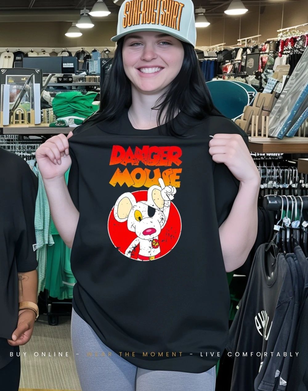 Danger Mouse secret agent retro cartoon shirt