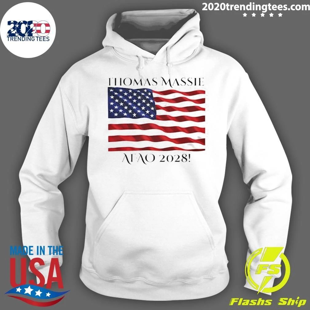 Afao 2028 Thomas Massie American Flag Shirt