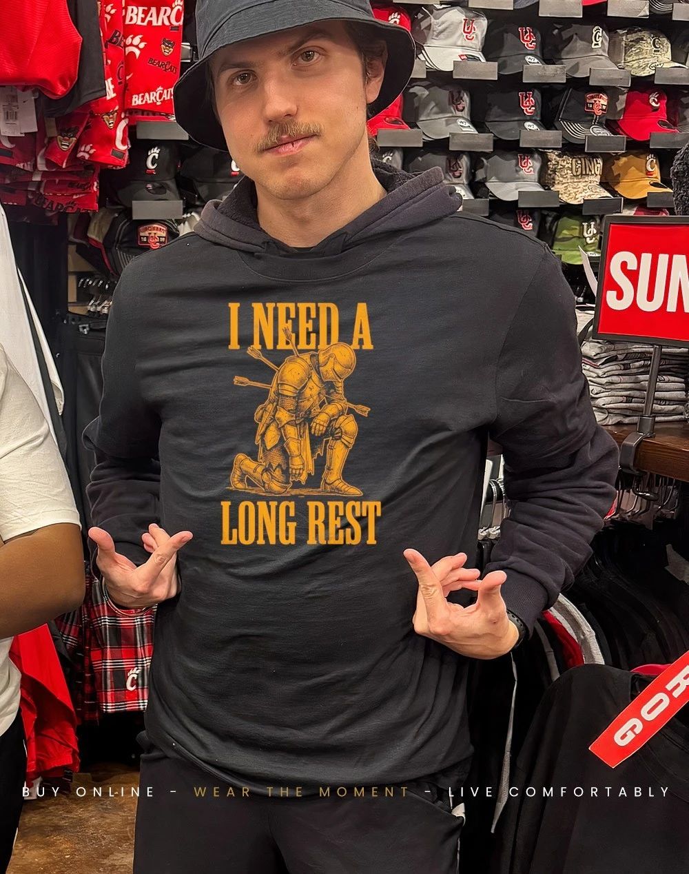 I need a long rest knight shirt
