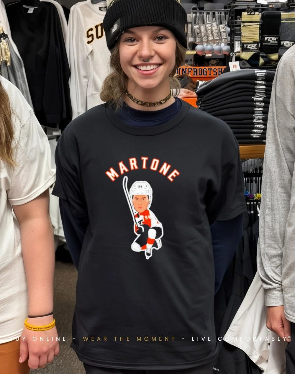 Porter Martone 94 Philadelphia Flyers Hockey Caricature shirt