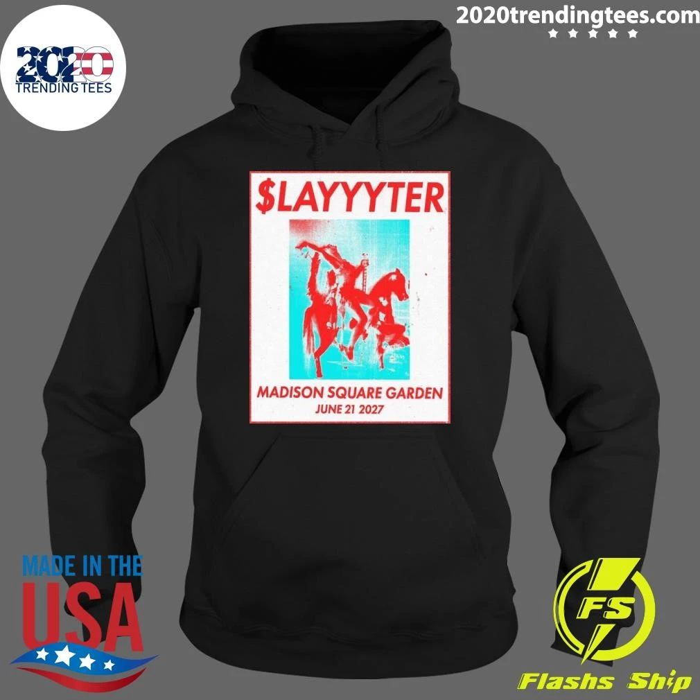 Slayyyter New York Madison Square Garden Show On June 21 2026 First Ever Solo Headline Arena Show Shirt