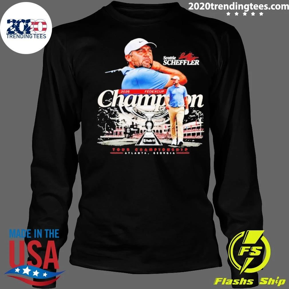 Scottie Scheffler The Champion 2026 Fedexcup Shirt