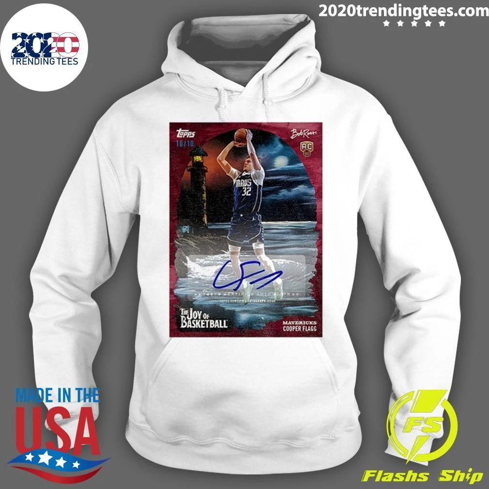 Mavericks Cooper Flagg The Joy Of Basketball Card Shirt