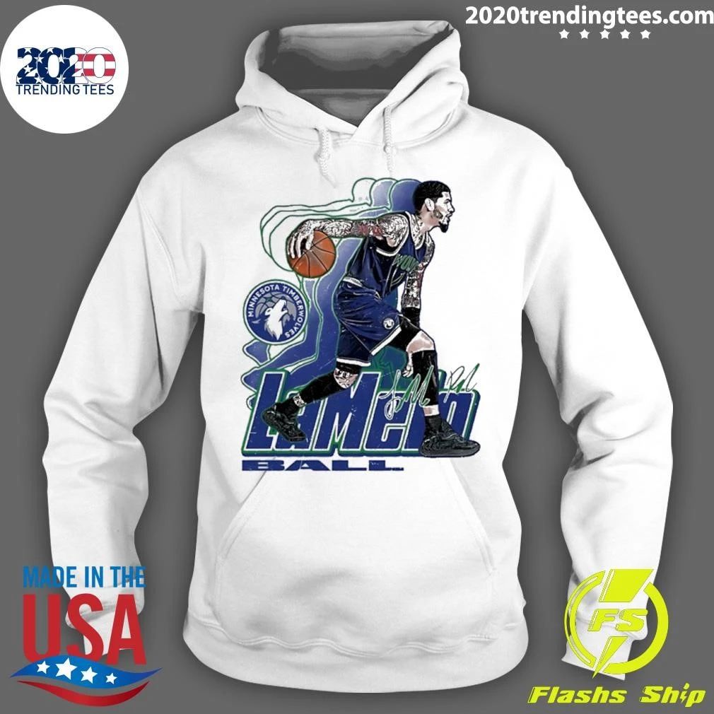 LaMelo Ball Minnesota Timberwolves Pose Signature Retro Shirt