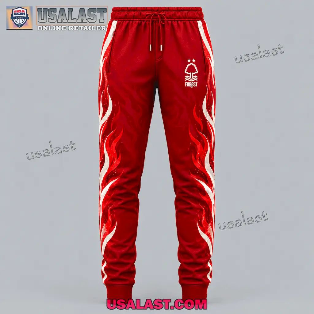 Nottingham Forest Personalized Tracksuit Hoodie And Jogger Pant Set