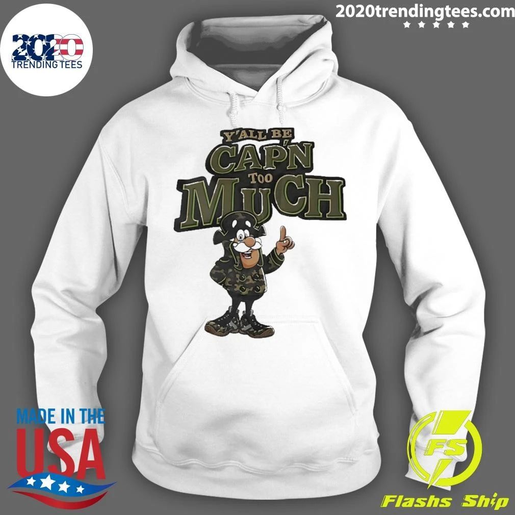 Y’all Be Cap’n Too Much Cereal Mascot Shirt