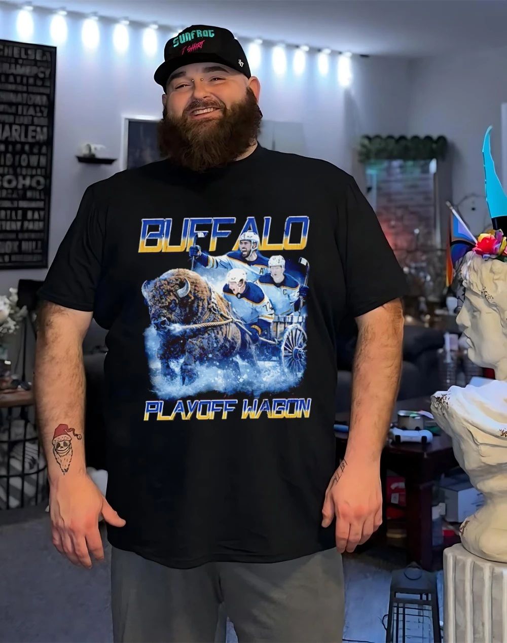 Buffalo Hockey 2026 Playoff Wagon graphic shirt