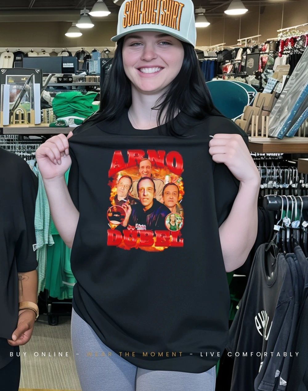 Arno Dübel picture collage shirt