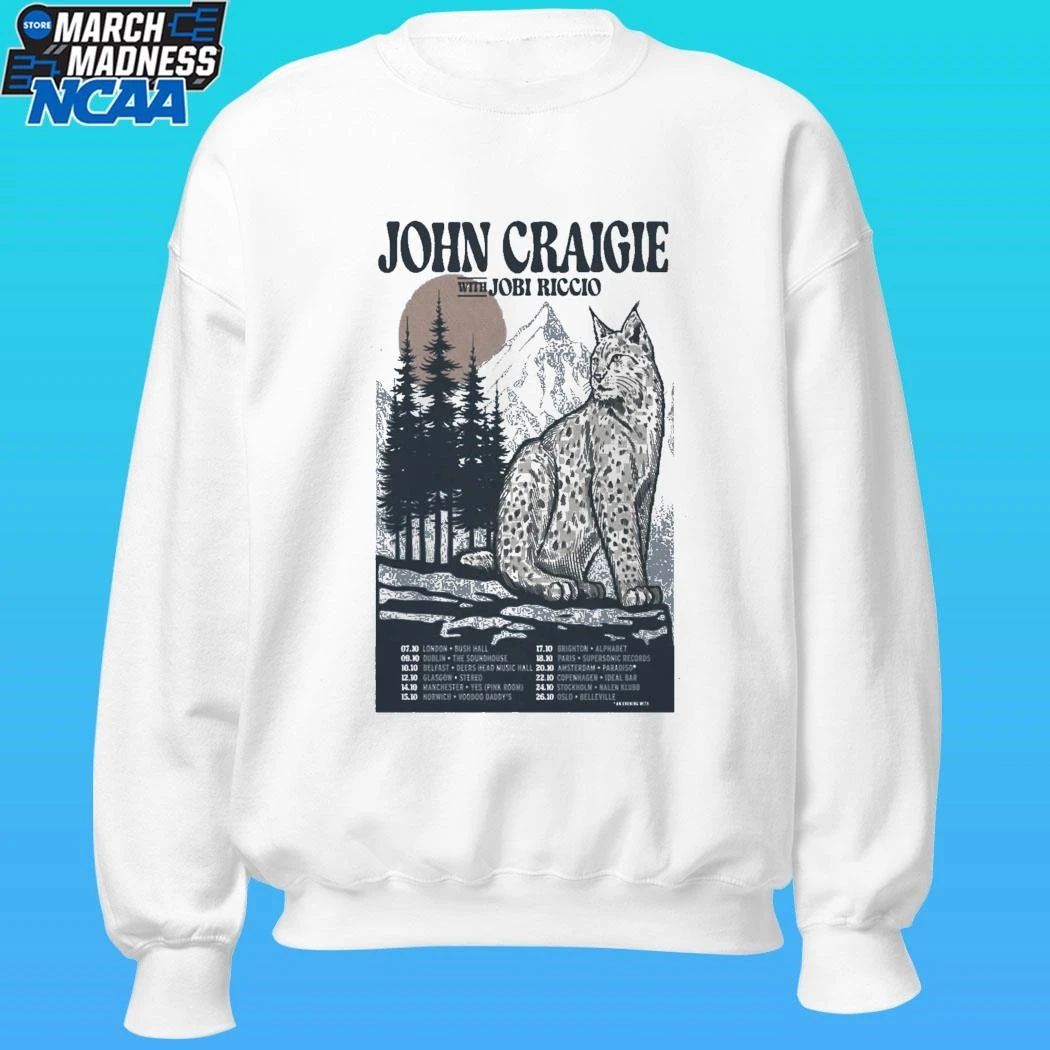 Jobi Riccio With X John Craigie Tour 2026 Shirt