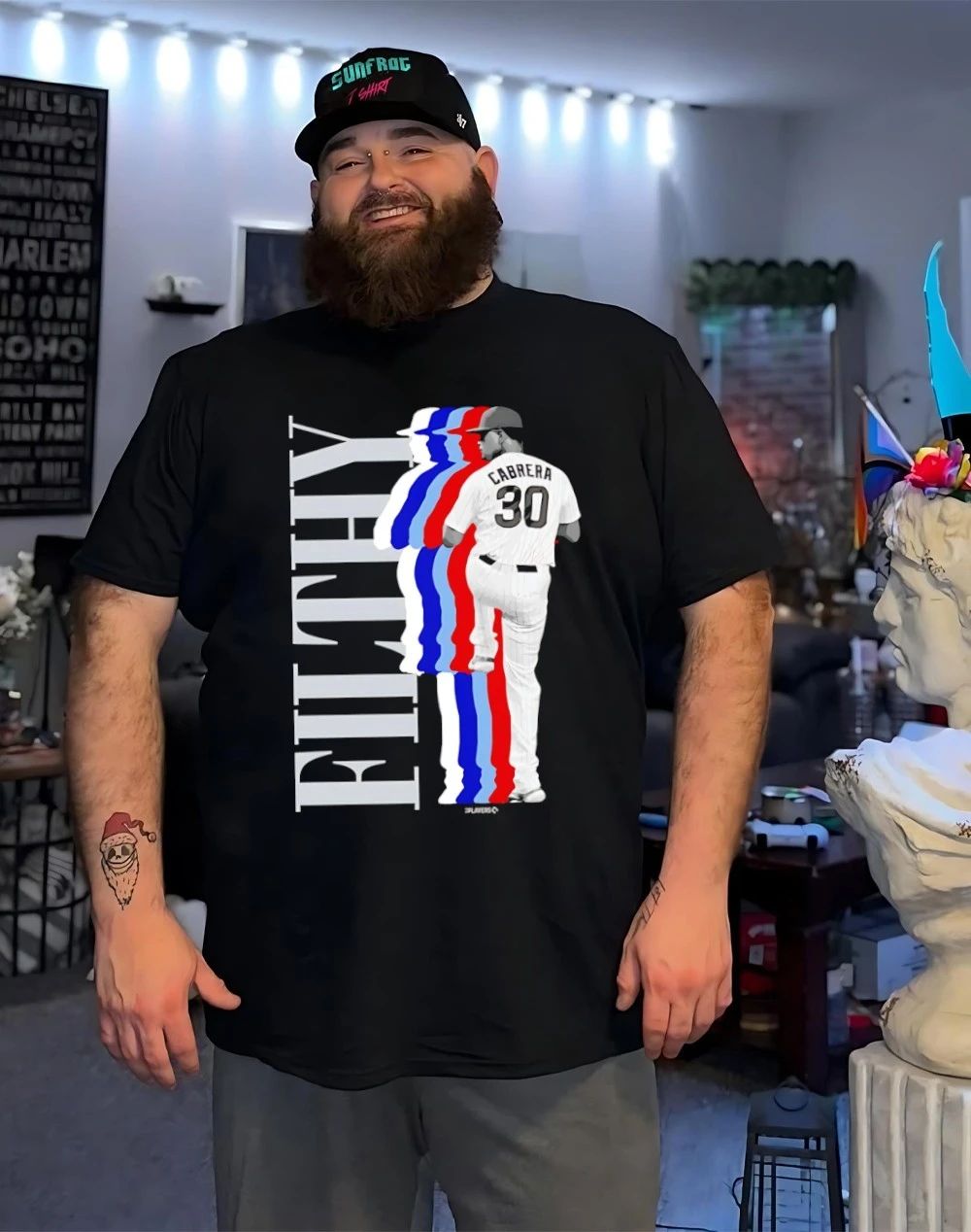 Chicago Cubs Edward Cabrera Filthy graphic shirt