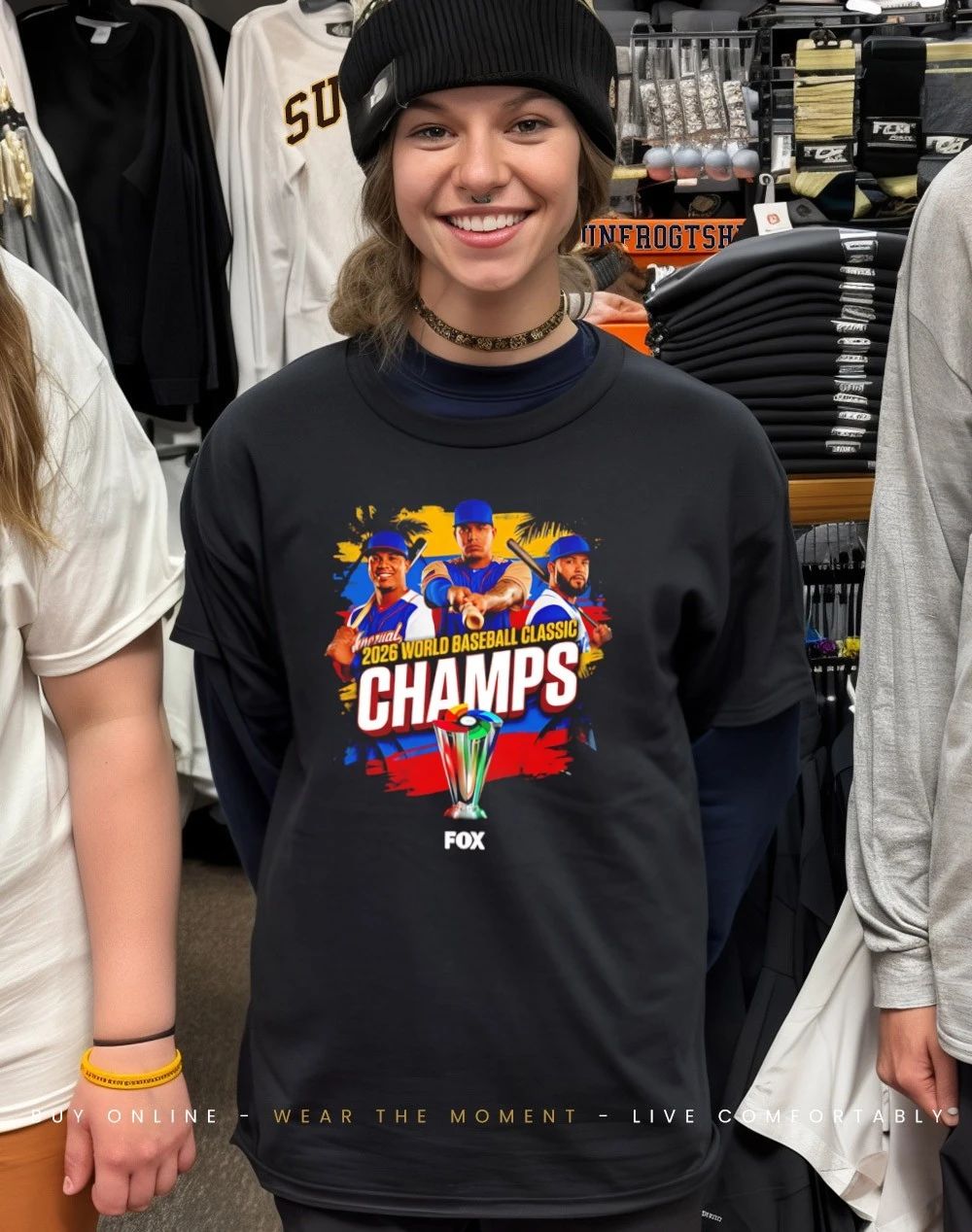 Venezuela World Baseball Classic Champions Fox 2026 trophy shirt