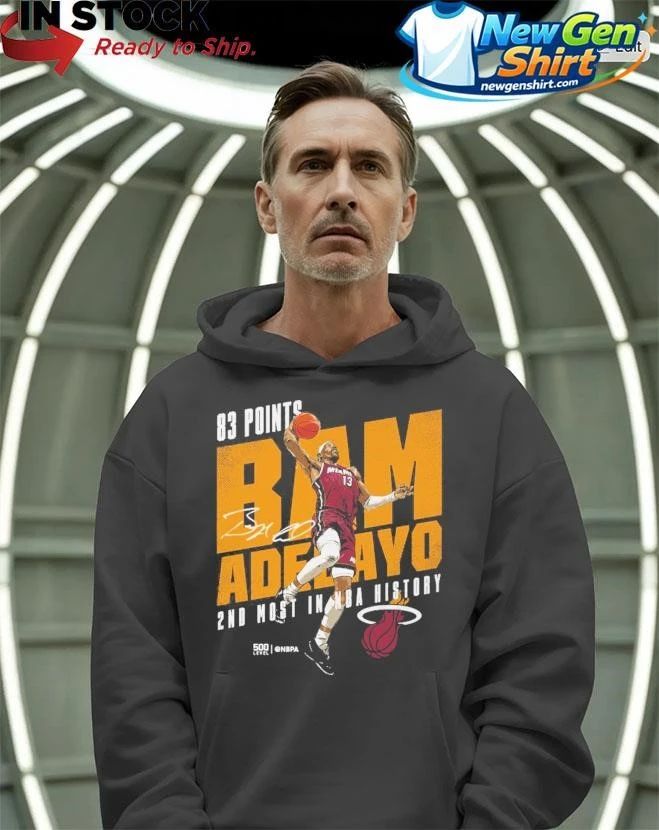 Bam Adebayo Miami Heat 500 Level 83 Points Shirt