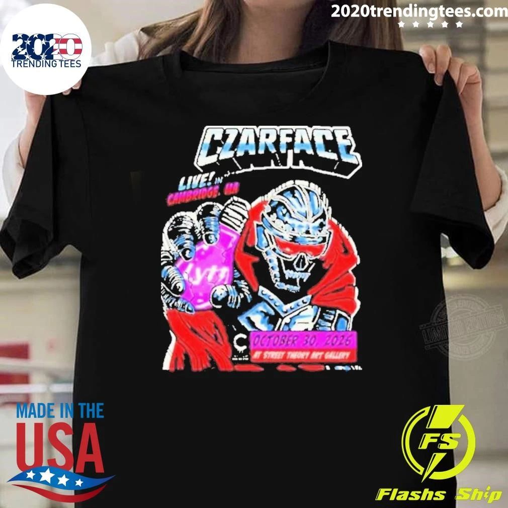Czarface Cambridge MA At Street Theory Art Gallery In Cambridge MA On October 30 2026 Shirt