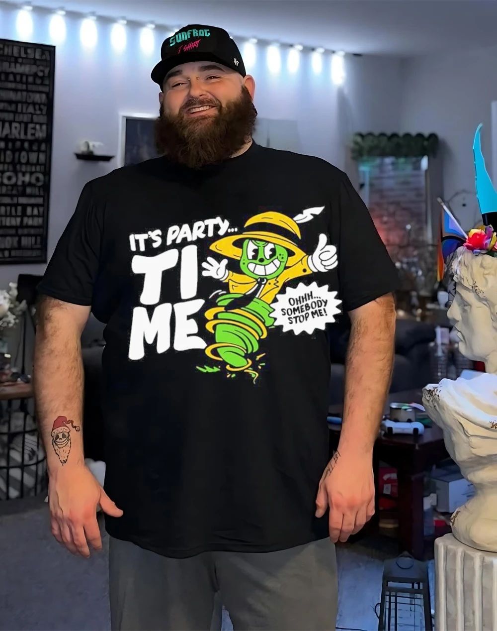 It’s party time somebody stop me shirt