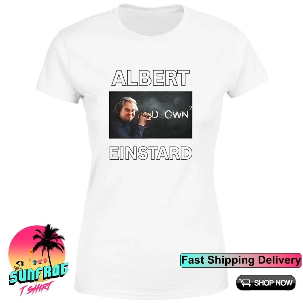 Albert Einstard Down graphic shirt