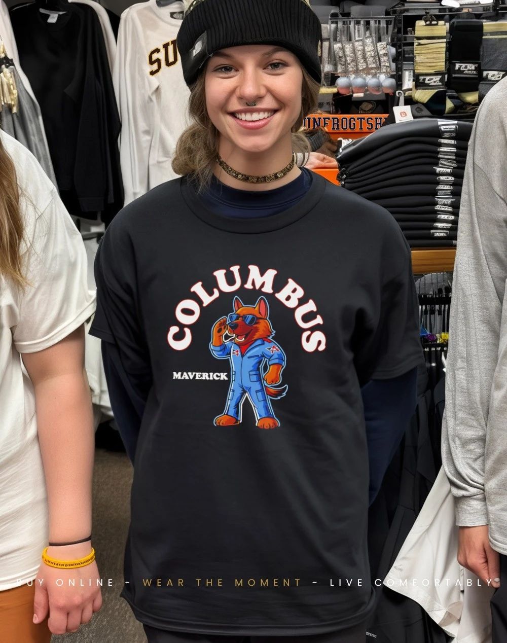 Columbus Aviators Maverick Mascot 2026 shirt