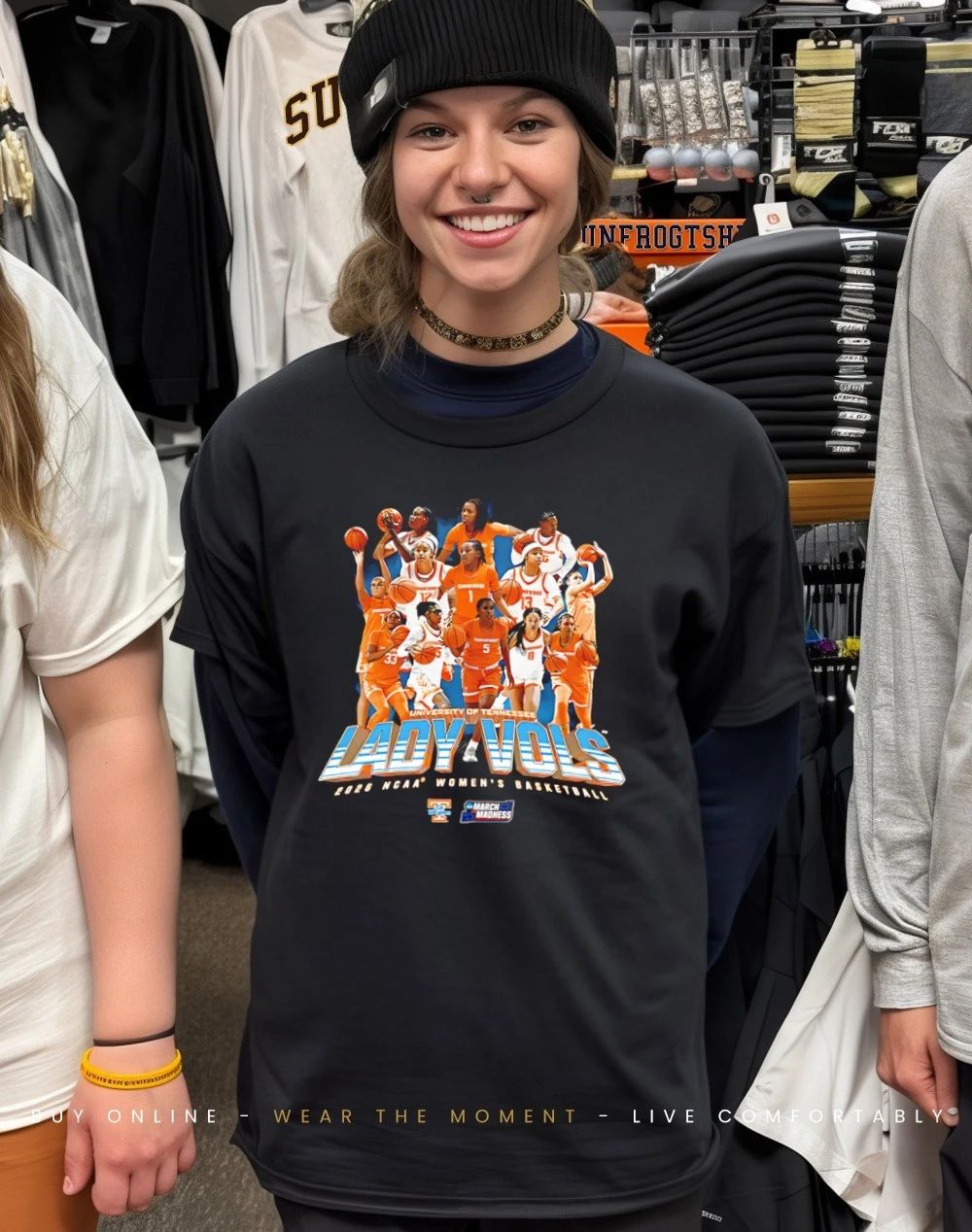 Tennessee Women’s Basketball NCAA March Madness 2026 Team Collage shirt