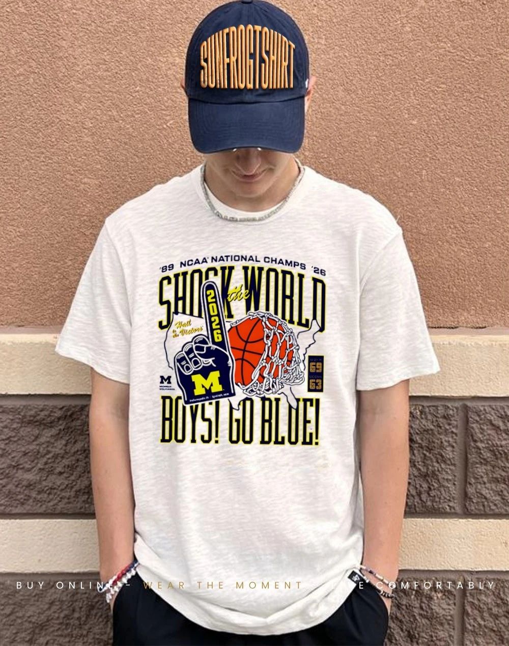 Michigan Basketball Shock The World Boys Two-Time National Champs shirt
