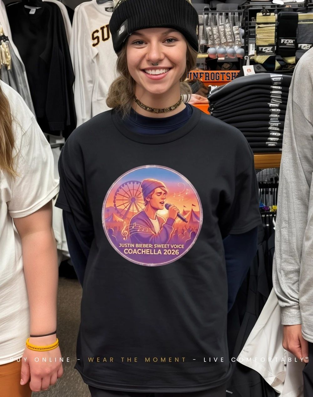 Bieberchella 2026 Coachella Sweet Voice shirt