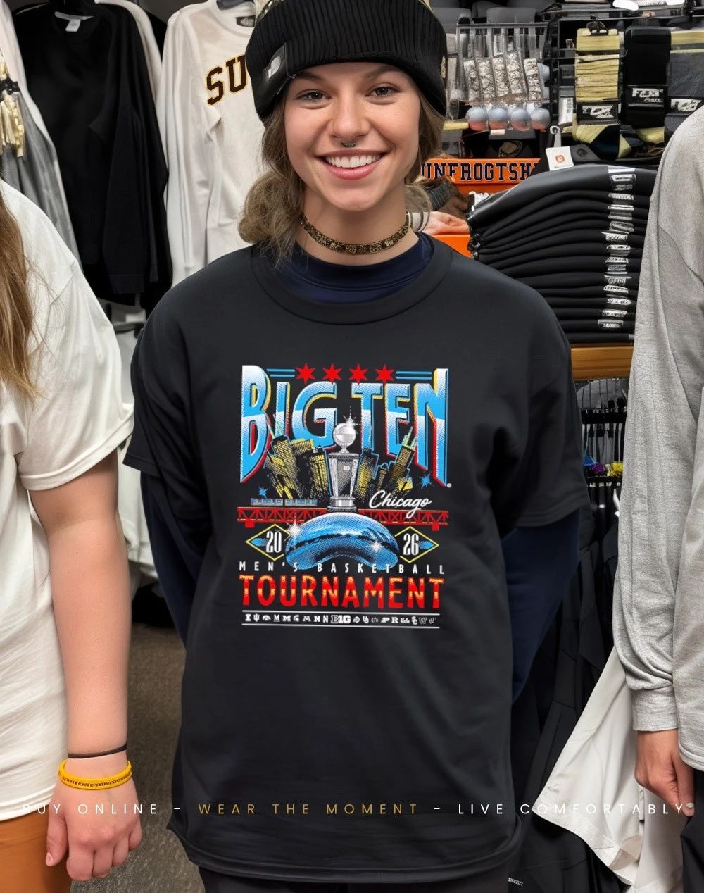 Big Ten Men’s Basketball Tournament 2026 Chicago Merch at United Center shirt