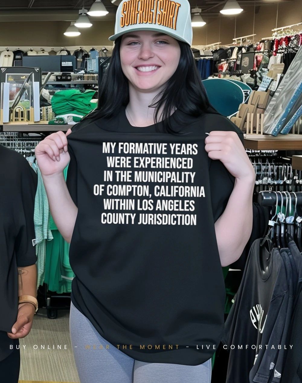 My formative years were spent in the municipality of compton California shirt
