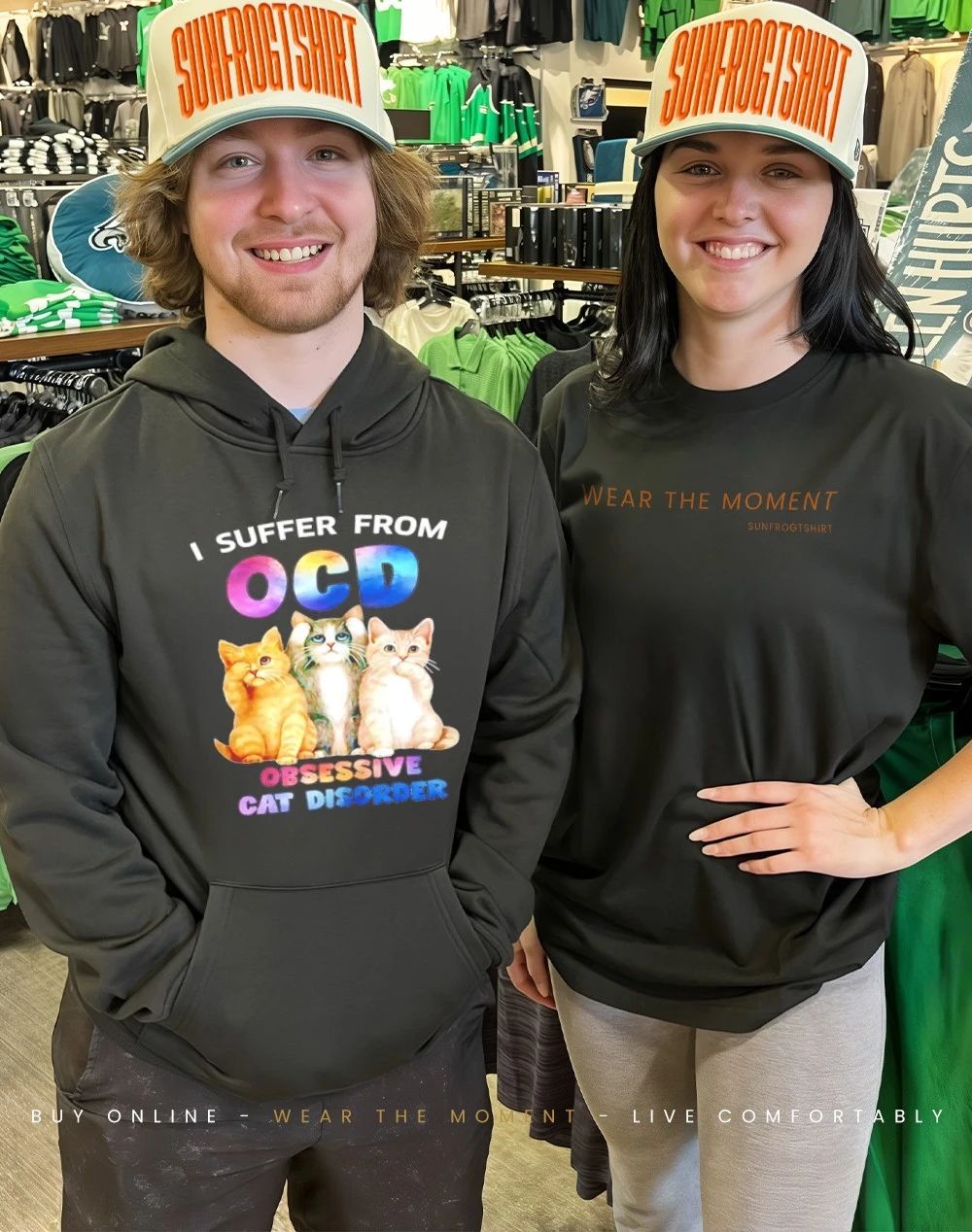 Cats I suffer from OCD Obsessive Cat Disorder shirt
