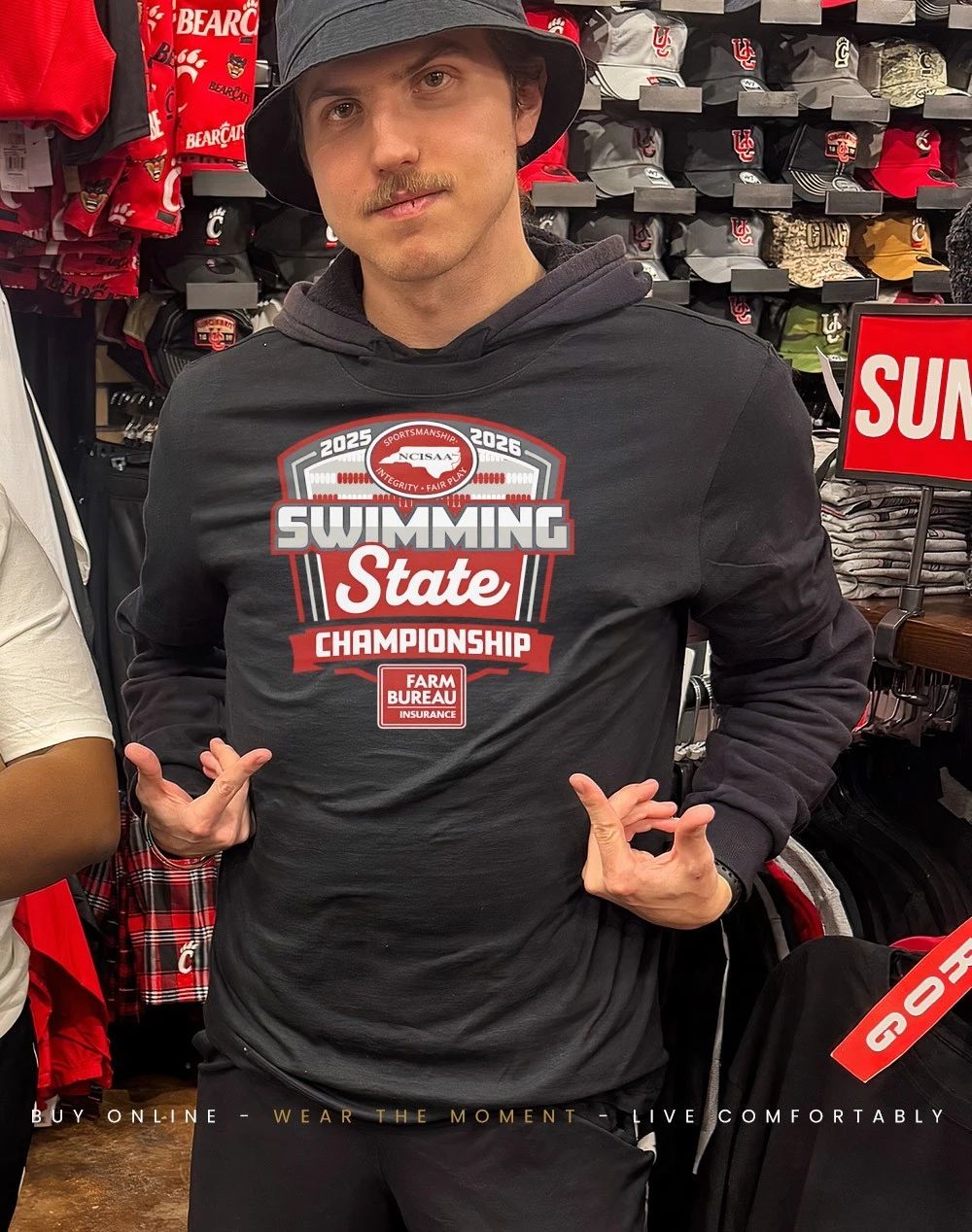 2025-2026 Ncisaa Swimming State Championship shirt