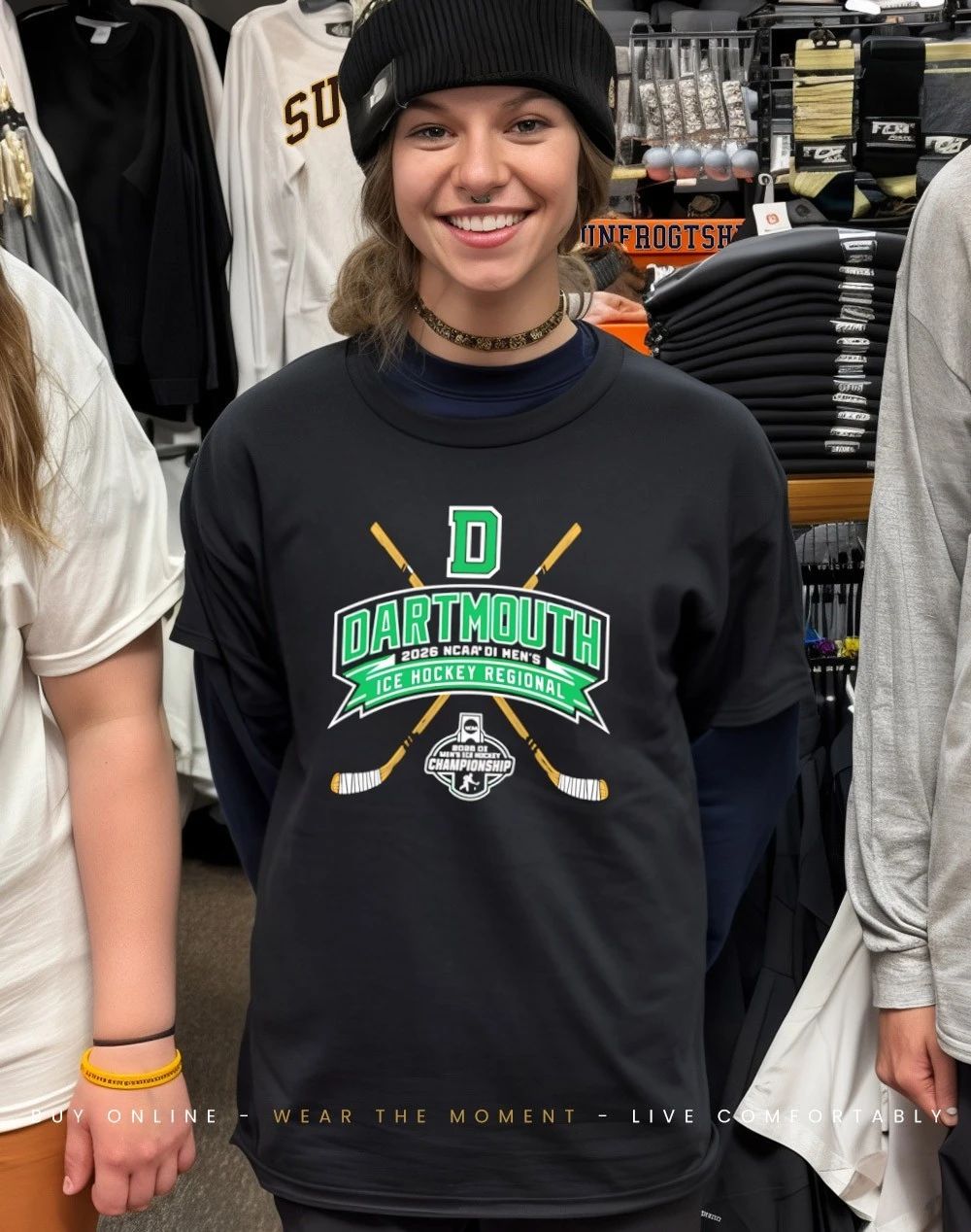 Dartmouth Big Green 2026 NCAA DI Men’s Ice Hockey Regional logo shirt