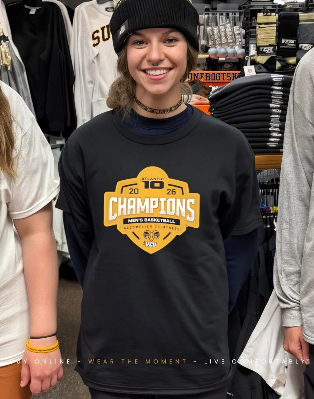 VCU Rams Basketball Atlantic 10 Champions 2026 classic shirt