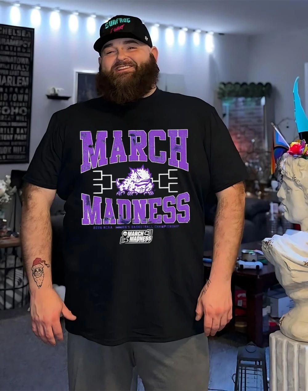 TCU Horned Frogs WBB 2026 March Madness logo shirt