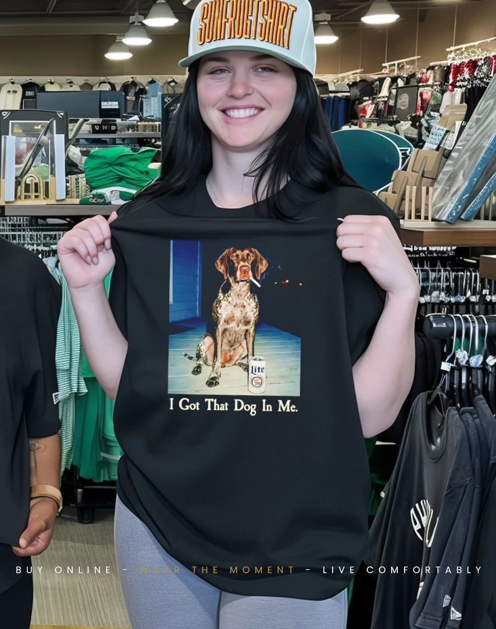 I Got That Dog In Me Funny GSP Meme Smoking Dog shirt