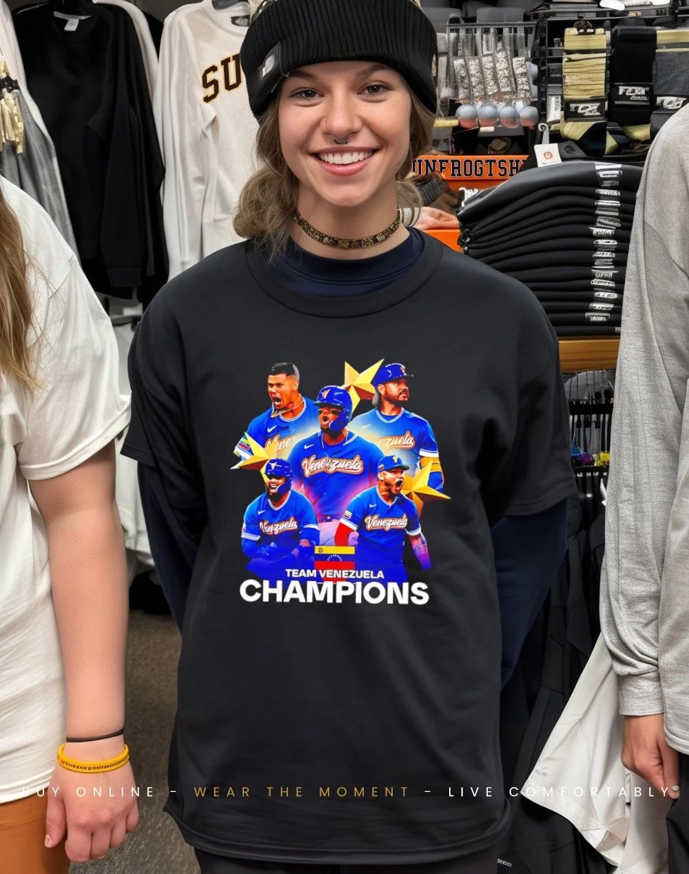 Team Venezuela baseball 2026 WBC Champions graphic shirt