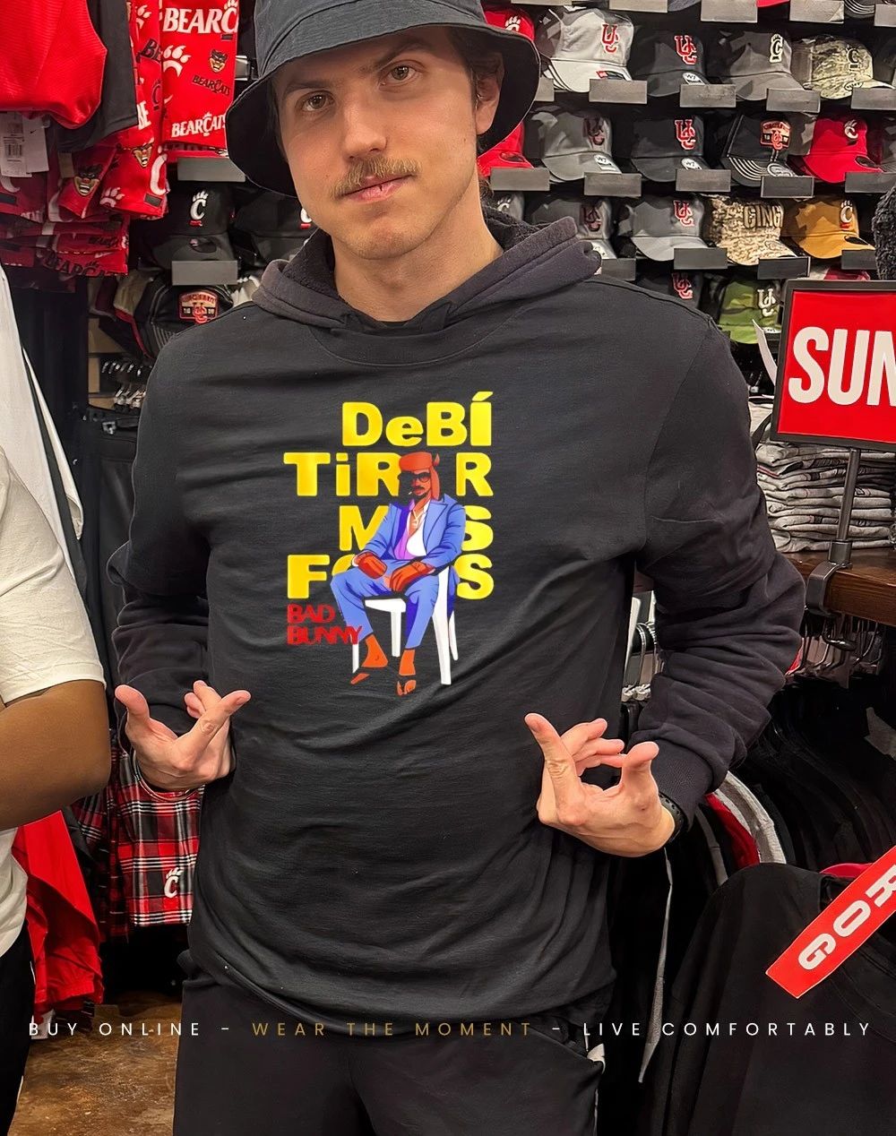 Bad Bunny DeBí Tirar Más Fotos 2026 World Tour cartoon shirt