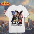 Wtf Is A Kilometer George Washington Cheeseburger Ar 15 Shirt