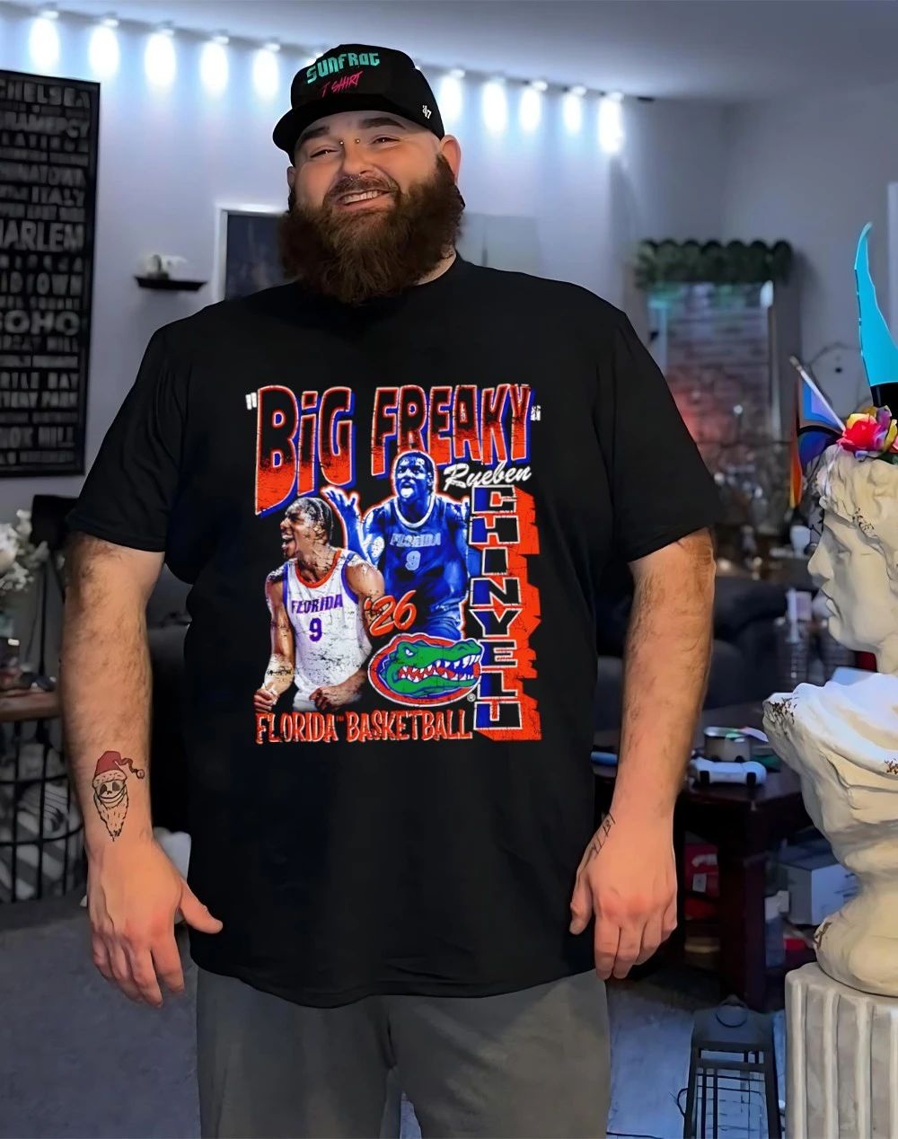 Rueben Chinyelu Florida Gators Big Freaky 90s vintage shirt