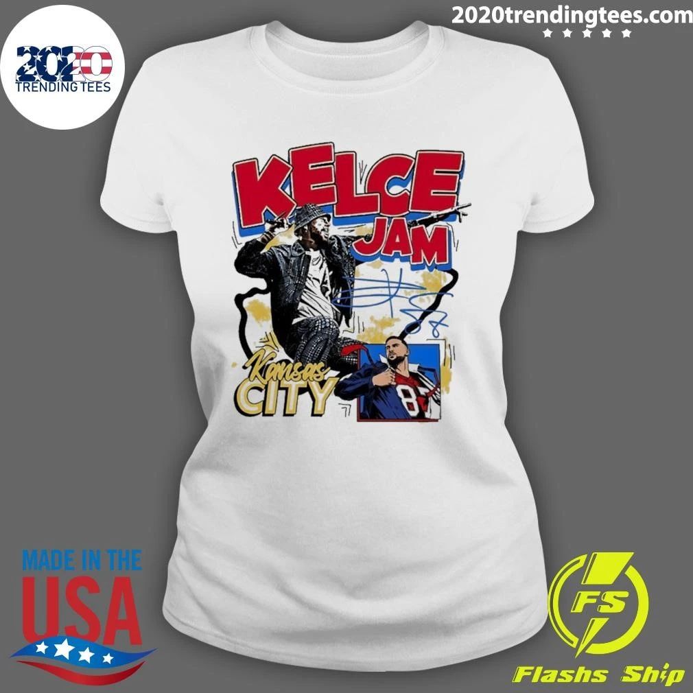 Travis Kelce Jam Kansas City Chiefs Signature Shirt