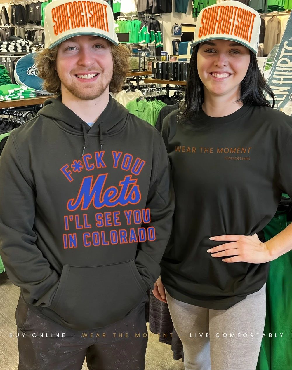 Fuck you Mets I’ll see you in Colorado front and back shirt