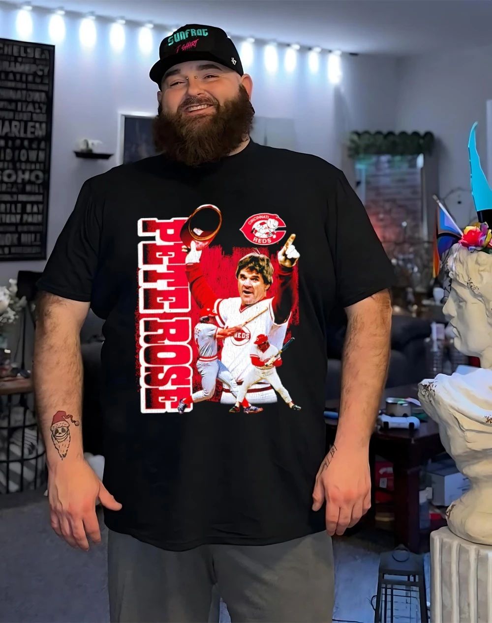 Pete Rose Cincinnati Reds Legendary Collage Player ’26 shirt