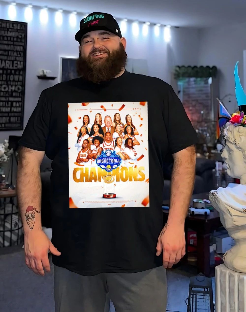 Texas Longhorns Women’s Basketball 2026 SEC Tournament Champions poster shirt