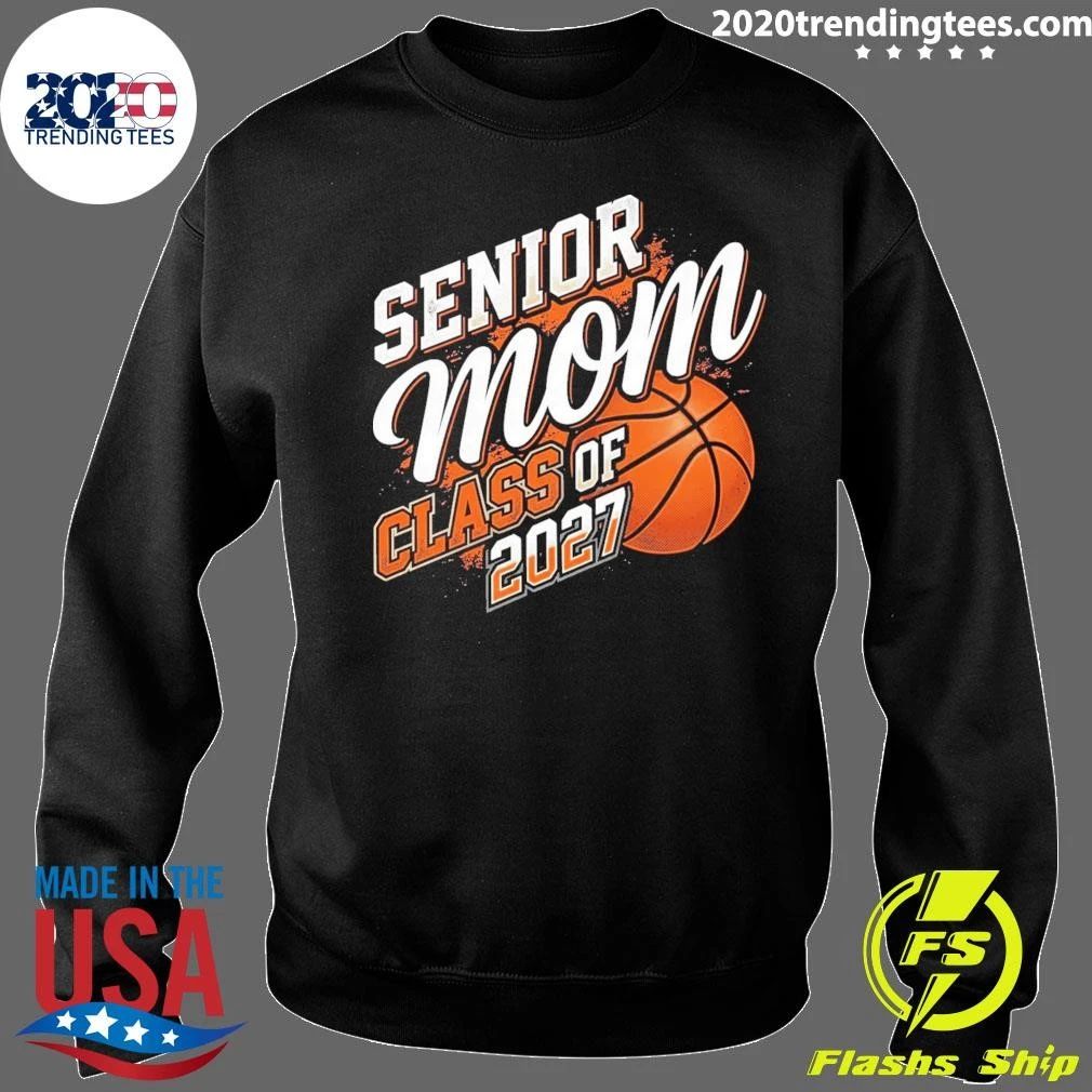 Basketball Sublimation Senior Mom Class of 2027 Shirt