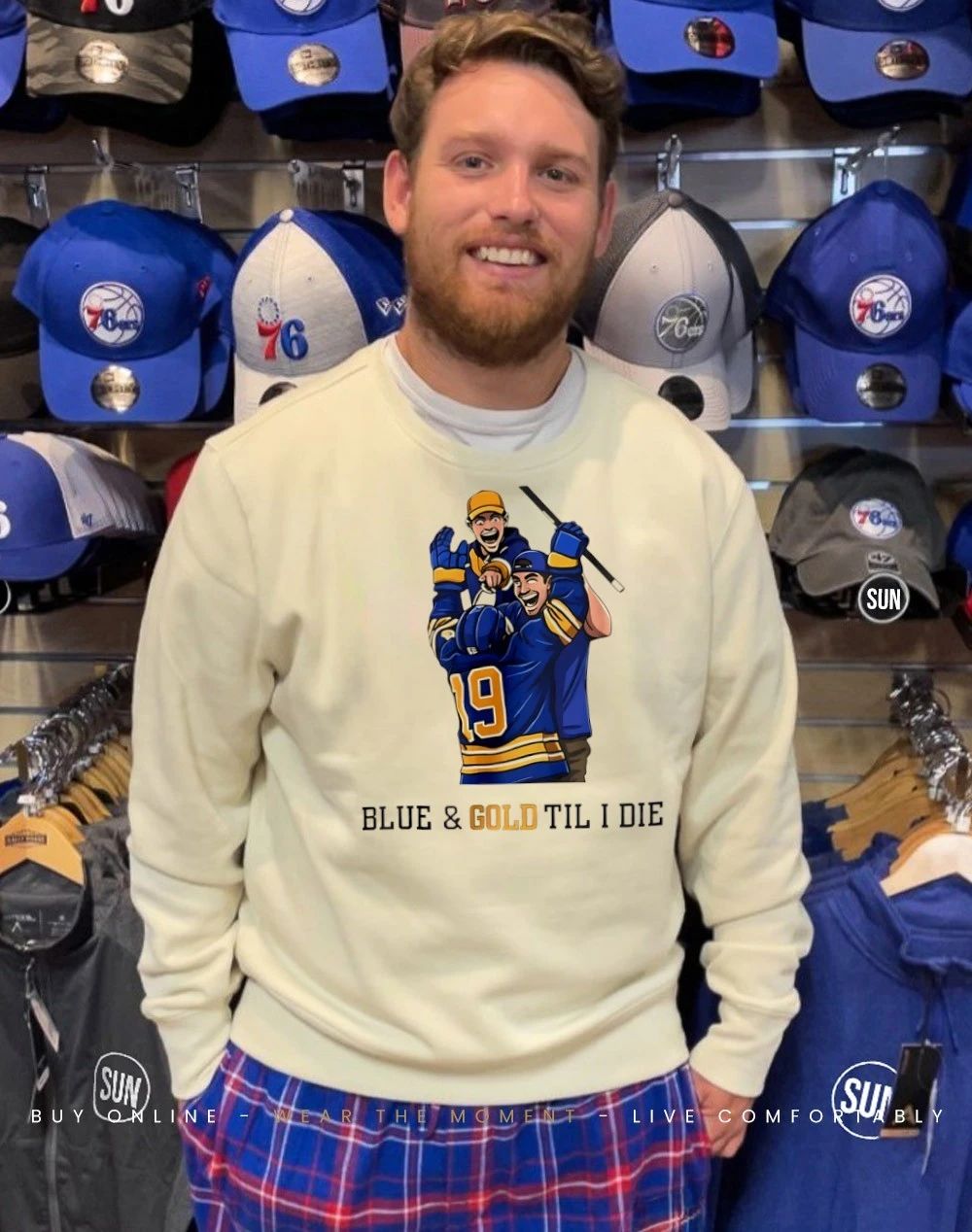 Buffalo Sabres Blue & Gold Til I Die Hockey shirt