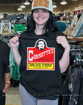 Jim Cornette Drive-Thru old fashioned wrestling talk shirt