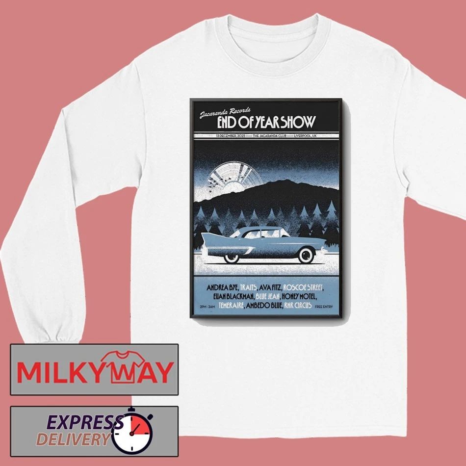 End Of Year Show At The Jacaranda On Dec 13 2025 Poster shirt