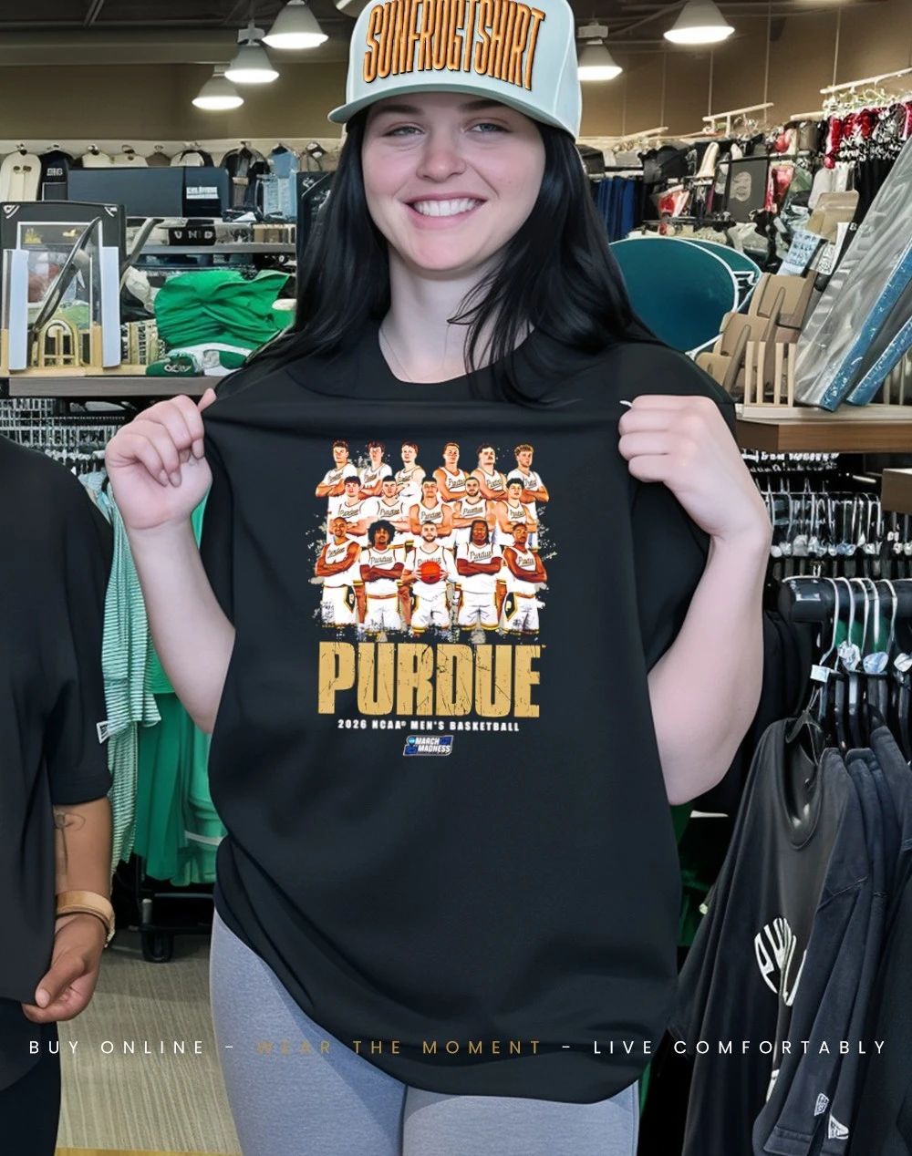 Purdue Men’s Basketball NCAA March Madness 2026 Team Collage shirt