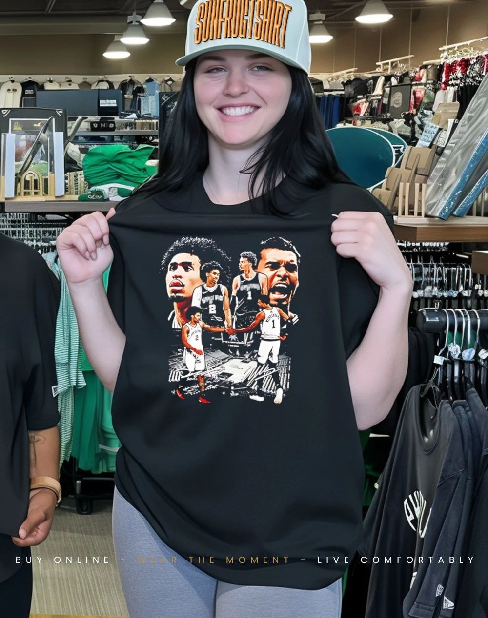 Wemby Dylan Harper San Antonio Spurs 2026 player collage shirt