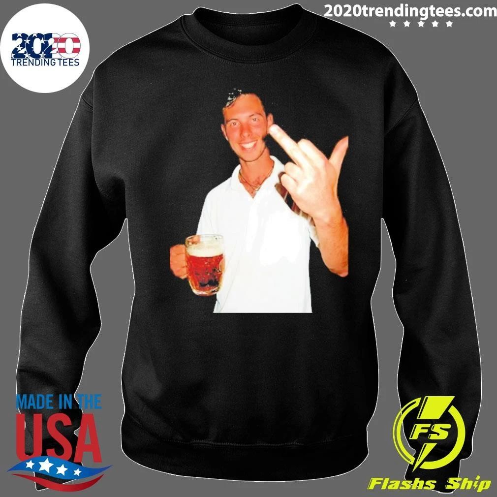 Jw Johnson Pickleball Middle Finger And Beer Shirt