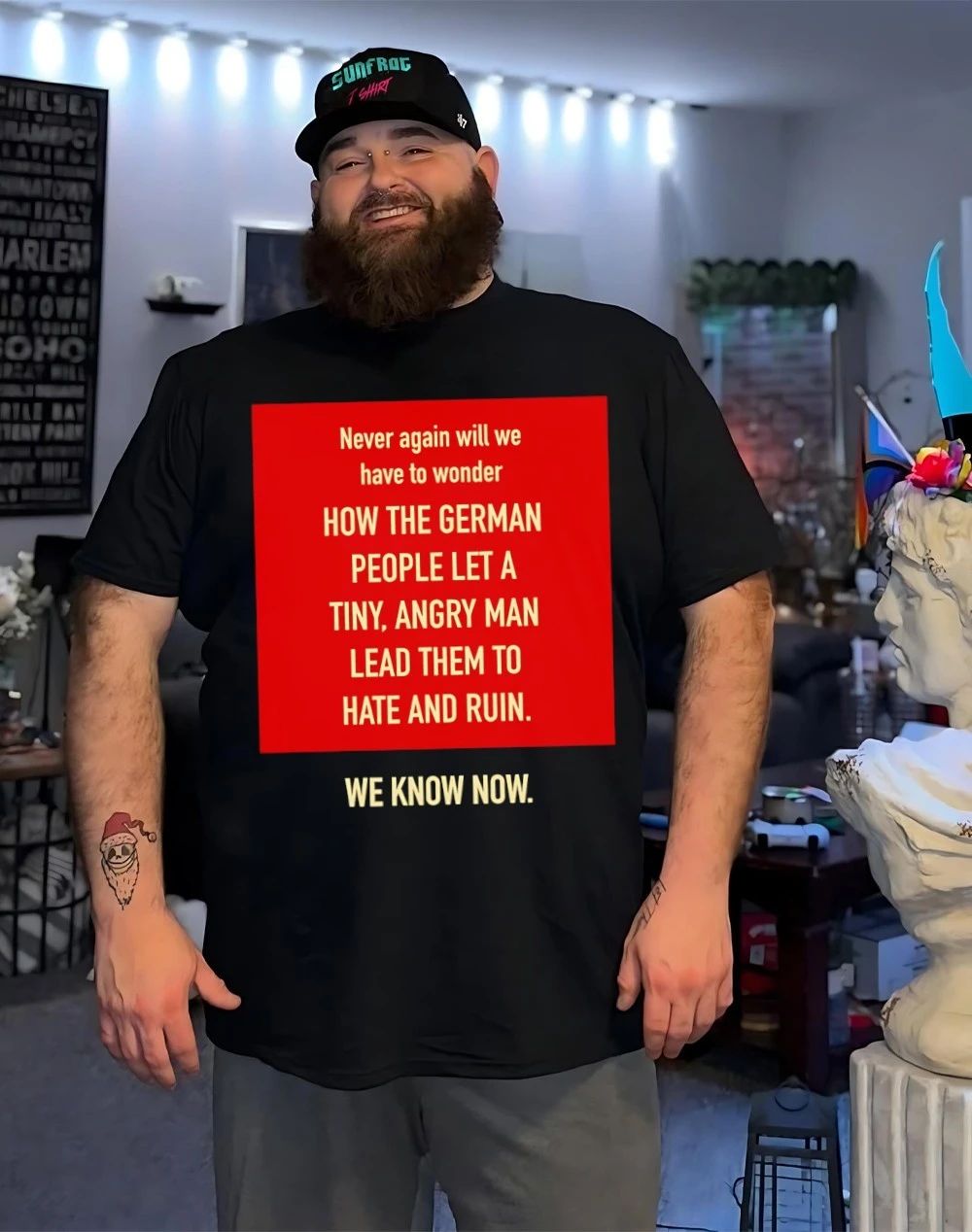How the german people let a tiny angry man lead them to hate and ruin shirt