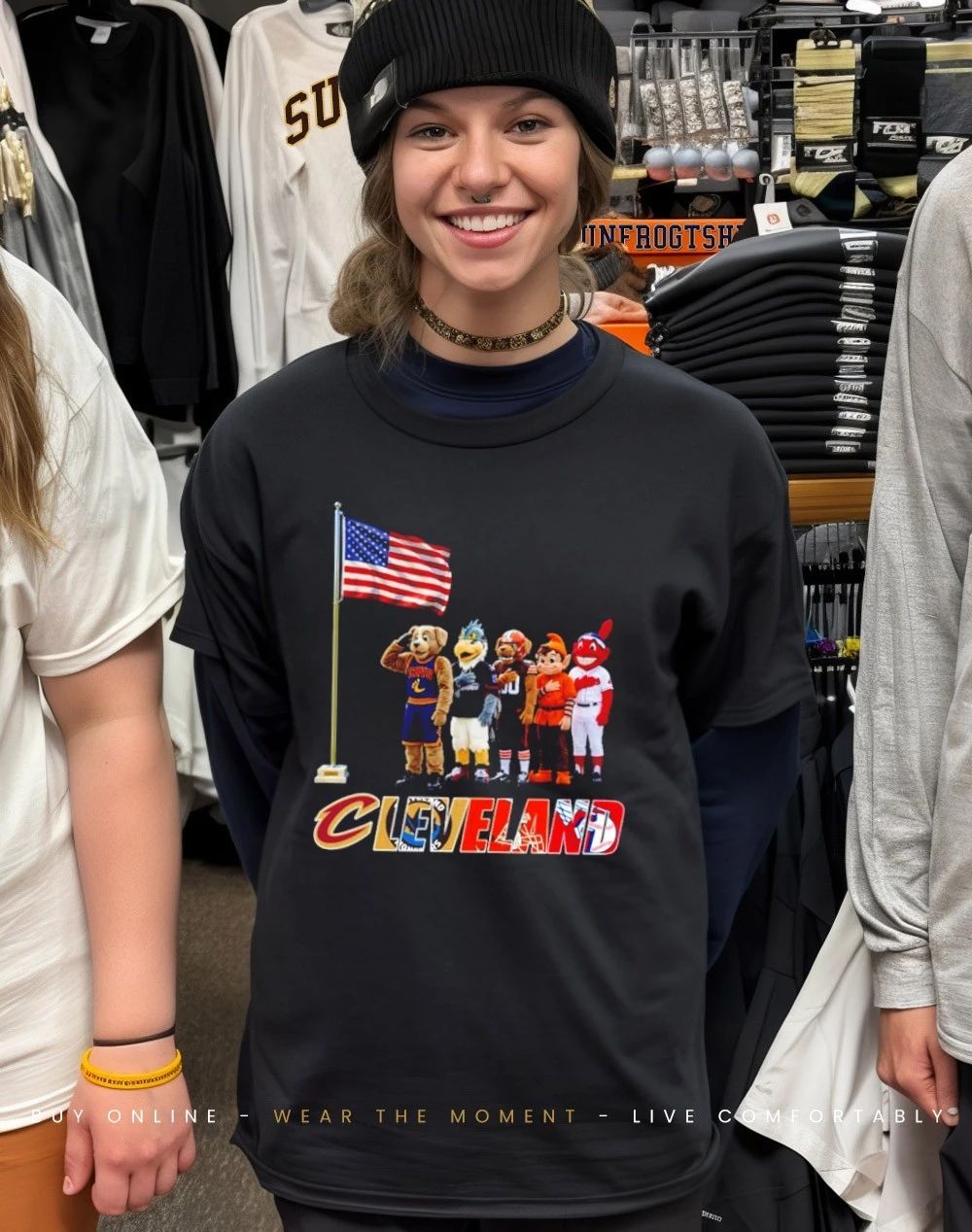Indianapolis sports mascot salute the flag 2026 shirt